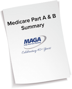 Medicare Part A & B Summary Image